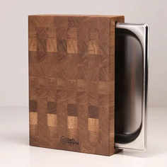 Доска разделочная DADS MATERIAL DAD`S MATERIAL Разделочная доска с выдвижным контейнером