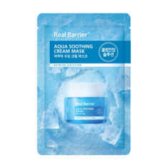 Маска для лица REAL BARRIER Тканевая маска для лица с пантенолом и охлаждающим эффектом Aqua Soothing Cream Mask 1.0