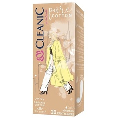 Прокладки гигиенические CLEANIC Pure Cotton Ежедневные гигиенические прокладки 20.0