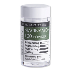 Концентрат для лица DERMA FACTORY Косметический Порошок 100% Ниацинамида Niacinamide Powder 7.0