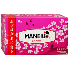 Салфетки для рук MANEKI Салфетки бумажные Sakura с ароматом сакуры 250.0