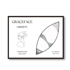 Патчи для лица GRACE FACE Патчи гидрогелевые увлажняющие для глаз с коллагеном от мешков, отеков темных кругов 2.0