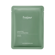 Маска для лица EVAS Fraijour Тканевая маска для лица Original Herb Wormwood Sheet Mask 115.0