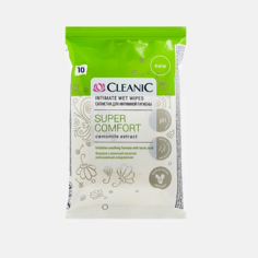 Салфетки для интимной гигиены CLEANIC Super Comfort Влажные салфетки для интимной гигиены 20.0
