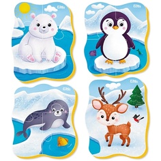 развивающая игрушка ELBASCO Мягкие пазлы "Животные Севера" 1.0 Elbasco