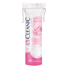 Ватные диски CLEANIC Rose Beauty Гигиенические ватные диски 80.0