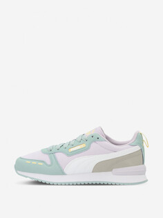 Кроссовки для девочек PUMA R78 Jr, Зеленый