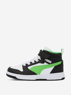 Кеды для мальчиков PUMA Rebound V6 Mid Ac+ Ps, Черный