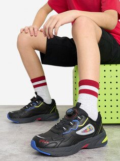 Кроссовки для мальчиков FILA Jaden Fl Pu, Черный