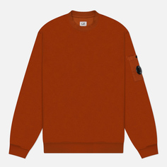 Мужская толстовка C.P. Company Reverse Brushed & Emerized Diagonal Fleece Mixed Crew Neck
