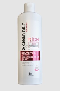 Шампунь для волос восстановление и рост 500г CLEAN HAIR LECITHIN+ Bel Kosmex