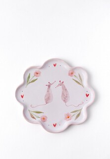 Тарелка Odaryadarya "Подружки-крысюшки", 18 см