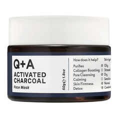 Activated Charcoal Маска для лица Q+A