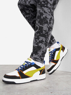 Кеды для мальчиков PUMA Rebound V6 Lo Starblitz Jr, Белый