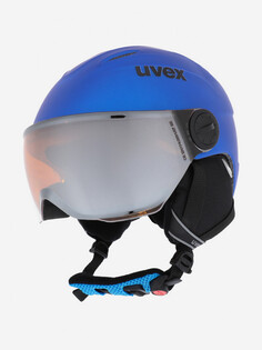 Шлем детский Uvex junior visor pro, Синий
