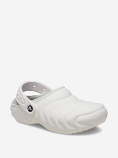 Клоги утепленные женские Crocs Classic Lined Overpuff Clog, Белый
