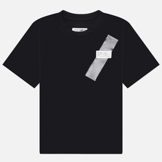 Женская футболка Maison Margiela MM6 Shine Stripe Logo Numbers