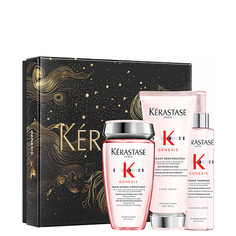 Набор для ухода за волосами KERASTASE Набор Genesis: Шамрунь + Кондиционер + Термозащитный спрей