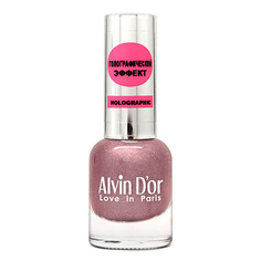 ALVIN D’OR Лак для ногтей HOLOGRAPHIC, 01 Сияющие небеса