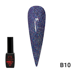 Гель-лак для ногтей GLOBAL FASHION Гель лак Disco Gel Polish светоотражающий A06