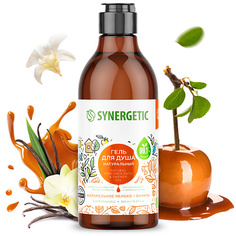 Гель для душа SYNERGETIC Натуральный биоразлагаемый гель для душа Карамельное яблоко и ваниль 380.0