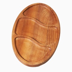 Доска сервировочная PLATES AND MORE Менажница деревянная