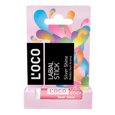 LOCO Бальзам для губ Серебристый блеск 4.4 Loco
