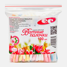 Ватные палочки ЕМЕЛЬЯНЪ САВОСТИНЪ Ассорти палочки косметические 100