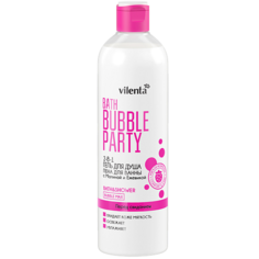 VILENTA Гель для душа BATH BUBBLE PARTY с Малиной и Ежевикой 400.0