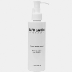 Крем для тела CAPO LAVORO Парфюмированный питательный крем для рук и тела Orange| jasmine | vanilla