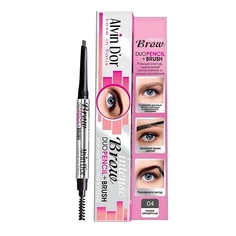 ALVIN D’OR Карандаш для бровей автоматический Intense Brow Duo Pencil + Brush