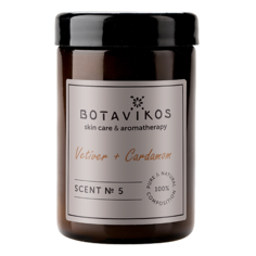 Свеча ароматическая BOTAVIKOS Аромасвеча Ветивер + Кардамон Scent №5 90.0