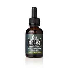 Масло для ухода за бородой PRORASO Масло для бороды CYPRESS & VETYVER 30.0