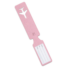 Бирка на чемодан FLEXPOCKET Бирка багажная из экокожи на чемодан, сумку, рюкзак