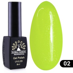 Гель-лак для ногтей GLOBAL FASHION Гель лак Disco Summer 01