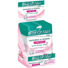 Маска для лица GEOMAR Маска тканевая для лица антивозрастная с экстрактом пиона и коллагеном 22.0