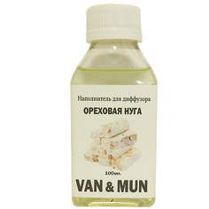 Аромадиффузор VAN&MUN Наполнитель для ароматического диффузора Ореховая нуга 100.0