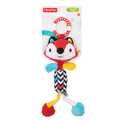 Мягкая игрушка FISHER PRICE Погремушка с колокольчиком Лисёнок 0+