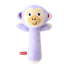 Мягкая игрушка FISHER PRICE Погремушка-пищалка Обезьянка 0+