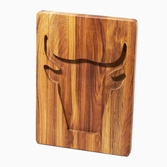 Доска сервировочная PLATES AND MORE Доска для стейка деревянная