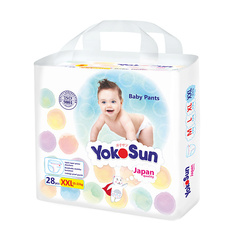 Подгузники-трусики YOKOSUN Подгузники-Трусики XXL (15-23 кг) 28.0