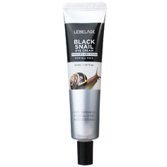 LEBELAGE Крем для глаз (век) с Муцином улитки Увлажняющий Eye Cream Вlack Snail 40.0