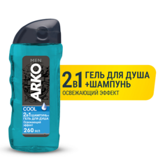 ARKO Гель для душа и шампунь для волос 2в1 Cool 260.0