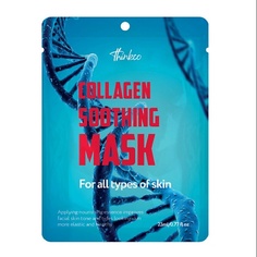 Маска для лица THINKCO Маска-салфетка для лица с коллагеном, COLLAGEN SOOTHING MASK 23.0