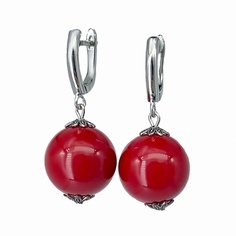 KOSHIKA Серьги Ягода коралл