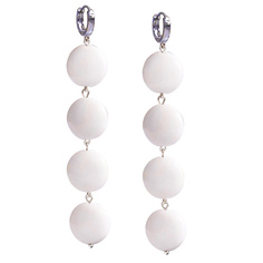 KOSHIKA Серьги красные Го