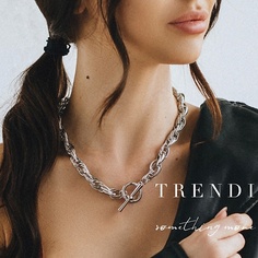 Цепочка TRENDI Колье на замке тоггл