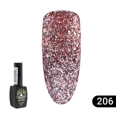 Гель-лак для ногтей GLOBAL FASHION Гель-лак BLACK ELITE 001