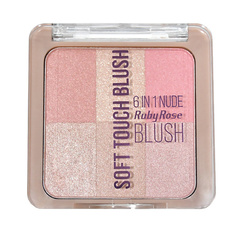 Румяна RUBY ROSE Палетка румян Soft touch Blush