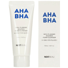 Гель для умывания NEXTBEAU Очищающая пенка для умывания с AHA/BHA кислотами для проблемной кожи 100.0